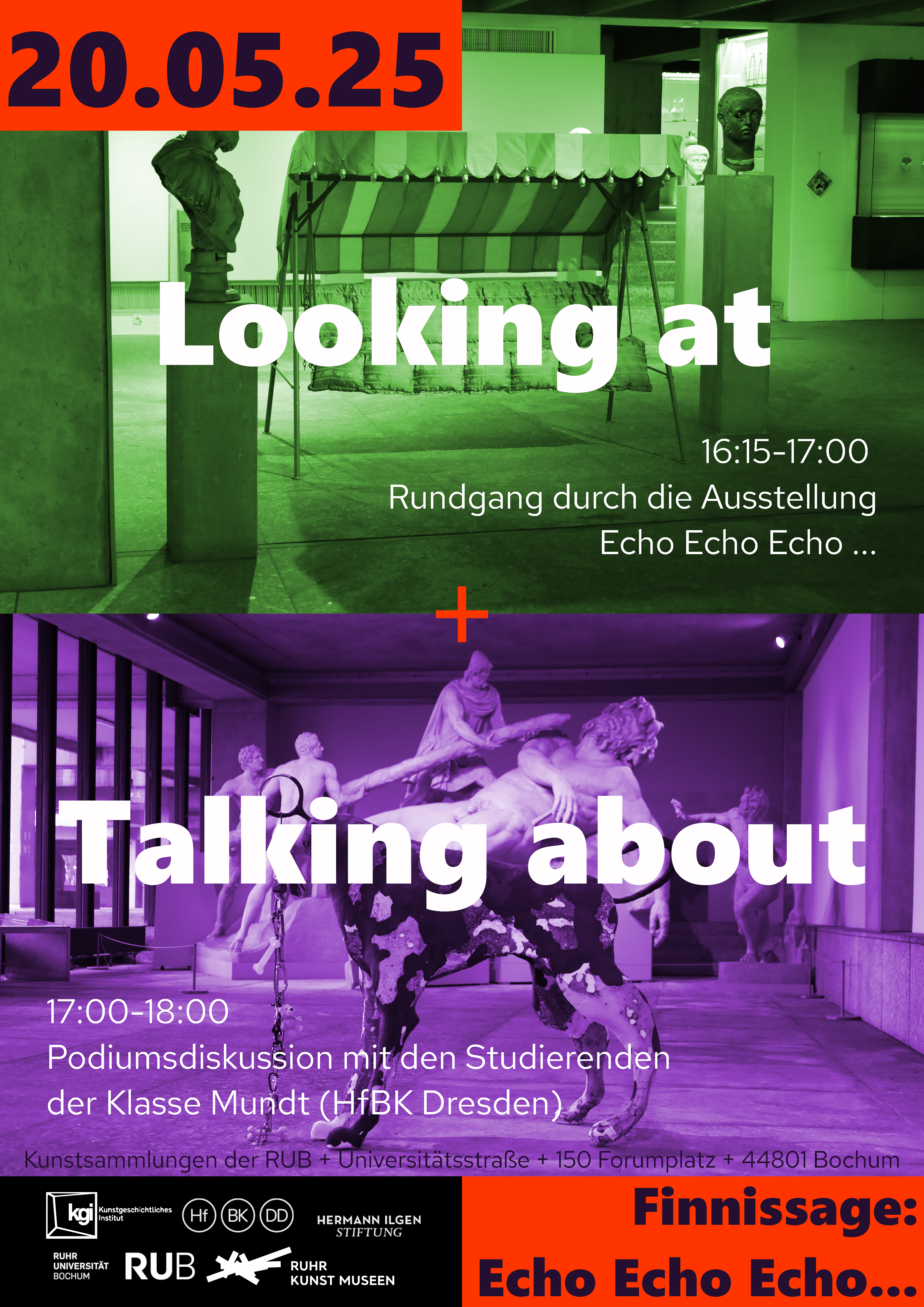Flyer Finnissage Echo